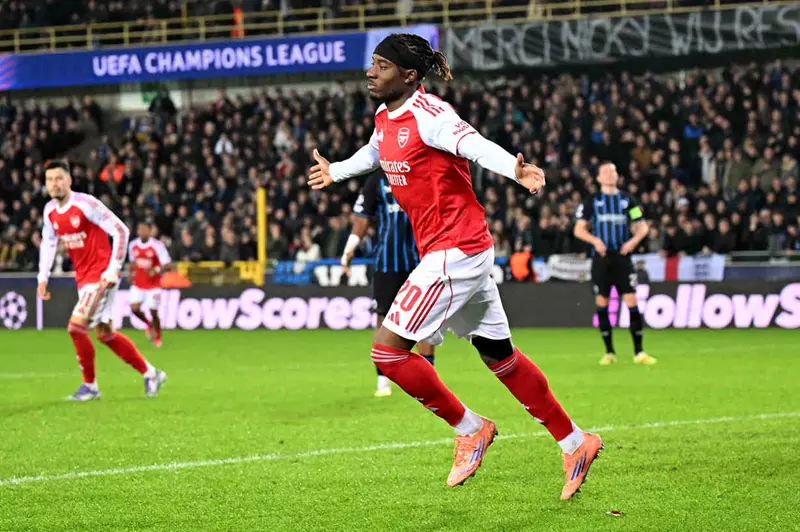 احتفال مادويكي - أرسنال